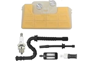 Anxingo Repower Kit for Stihl MS290 MS390 MS310 029 039 Chainsaw Repower Kit Air Filter Fuel Line Filter Oil Line Filter Spark Plug