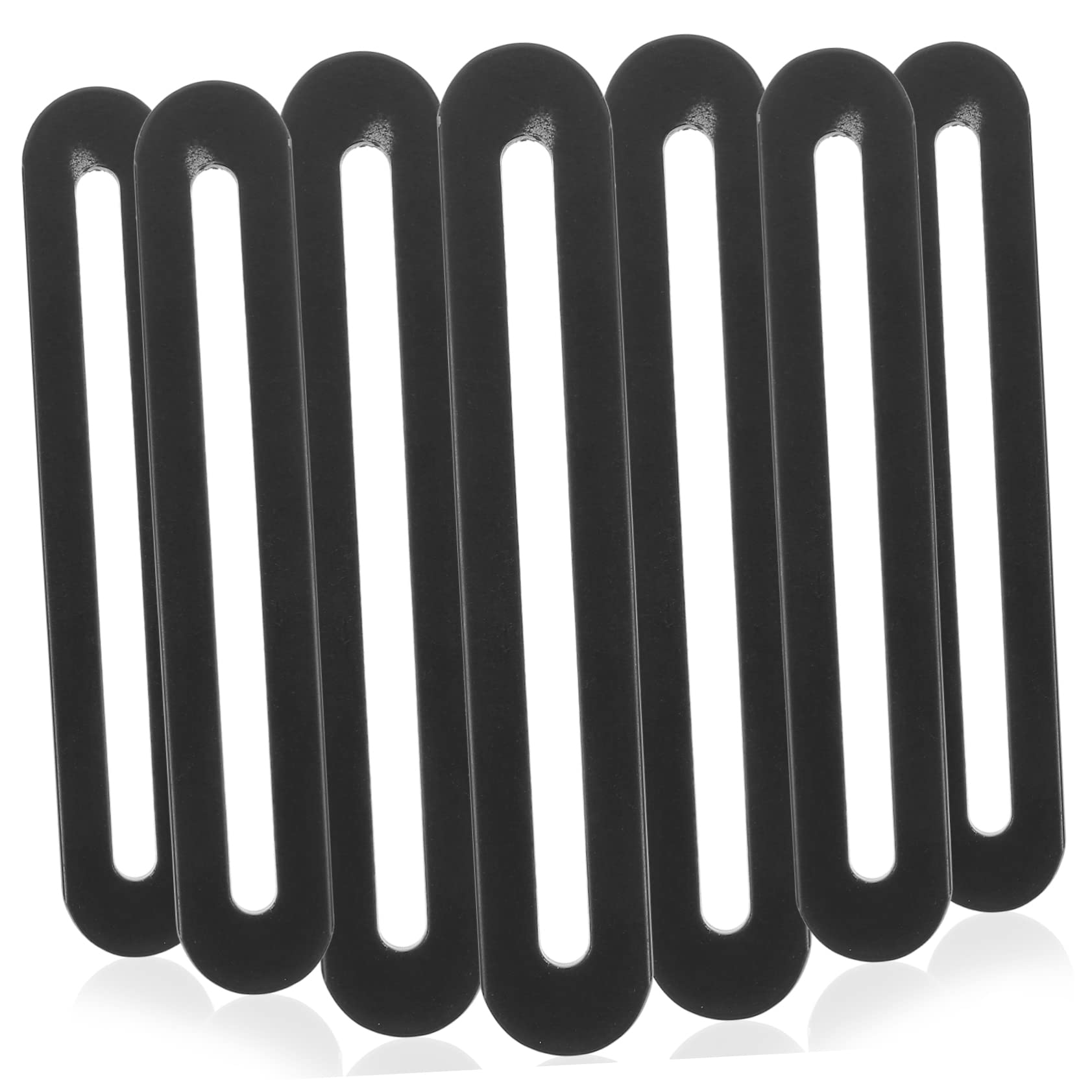 DOITOOL 10pcs Furniture Repair Brackets Adjustable Stand Adjustable Chair Carassosories Straight Bracket Metal Holder Chair Slideable Flat Mending Plate Support Sliding Mending Plate Metal
