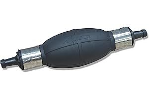 JLM MARINE 8mm 5/16 Hand Primer Bulb for Fuel Pump Transfer Vacuum Gasoline Petrol Diesel Pump Marine Boat Fuelline