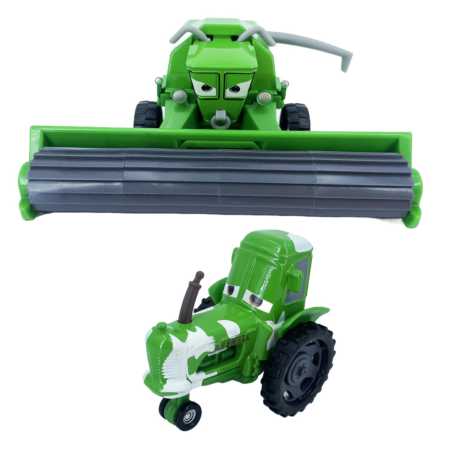 2PCS Portable Small Toy Car 1:55 Diecast Model Metal Body Racers for Preschool Kids 3+ Year Boy Gift (Green+GreenWhite)