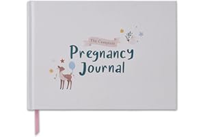 Bibi & Beau Pregnancy Journal - 40 Weekly Calendars Milestone Journey 200 Page Baby Book - Space For Ultrasound Photos & Tracking
