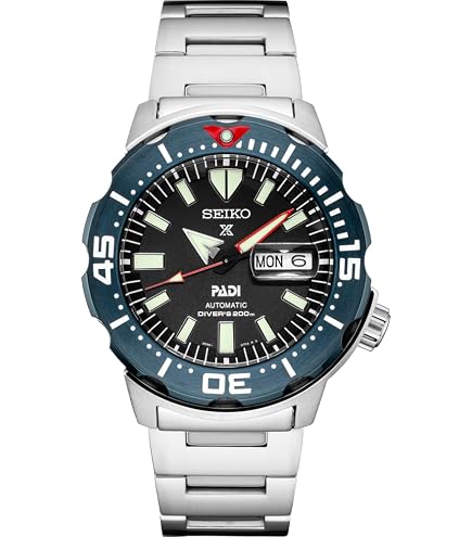 SEIKO Prospex Sea SNJ039P1 Orologio Uomo Analogico-Digitale - Eco-Drive, 200m, Cassa 47,8mm, Cinturino Blu