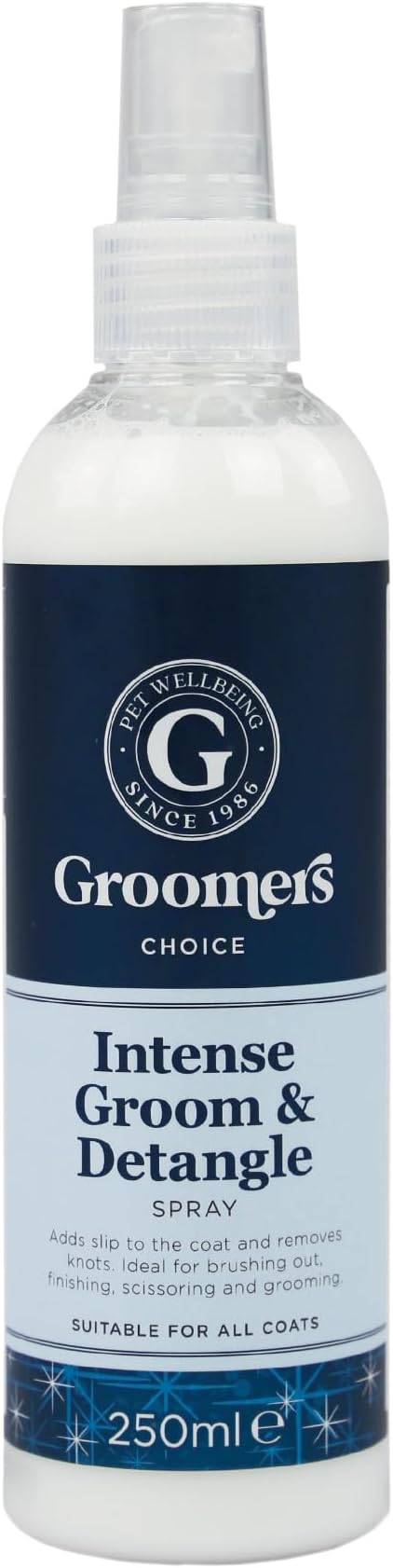 Groomers Performance Intensive Detangle Spray 250ml for Dogs