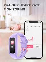 Vigor 2 Kids Fitness Tracker Watch Lilac 5-12 IP68 Waterproof view 4