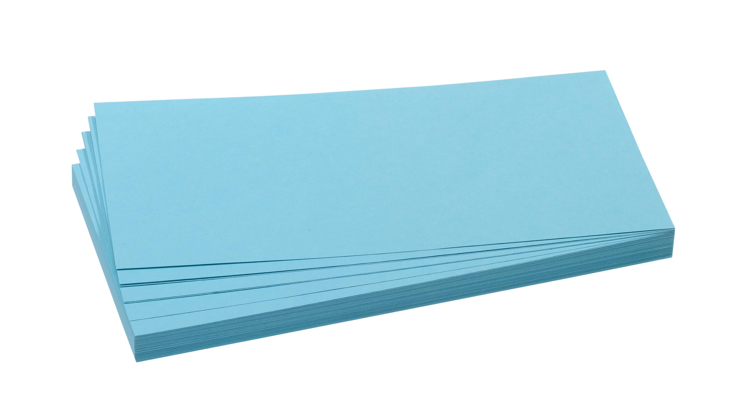 Franken UMZ 1020 18 Prompt Cards Rectangular 9.5 x 20.5 cm Pack of 500 Light Blue