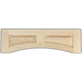 Castlewood 30" Arched Raised Panel Valance - Maple