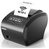 MUNBYN WiFi Receipt Printer P047 with USB Port, 80mm WiFi POS Printer | Compatible with Mac Windows Chromebook Linux and cash drawer, no support for Square Zettle Shopify Kyte Bluetooth 5G