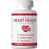 Truehope Ultimate Heart Health for Blood Pressure Support, 60 Caps | 27-in-1 formula. 35nm Micro Minerals for 54x absorption. Free Health Coaching. Feel like a younger you!
