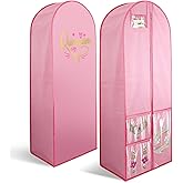 Quinceanera Dress Garment Bag,Garment Bags for Quince Dresses,15 Años Vestidos de Quinceañera Dress Storage Bags Hanging Gowns