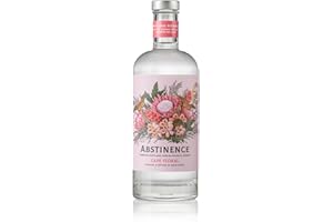 Abstinence Cape Floral Non Alcoholic Spirit, 750ml, Award-Winning Gin Alternative, Calorie-Free, Sugar-Free, Botanical Inspired, Light Herbal and Citrus Notes, Zero Proof Mocktail