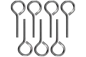 10 Pack 1/8 inch Standard Hex Dogging Key with Full Loop, Allen Wrench Door Key for Push Bar Panic Exit Devices
