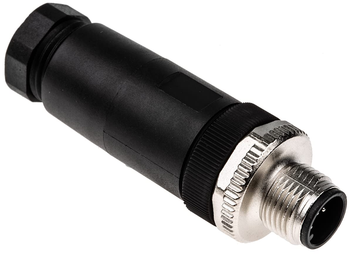 Phoenix Contact 1681460 M12 Sensor/Actuator Connector - 5-Pin - Diameter 6 mm - 8 mm - Male - Straight