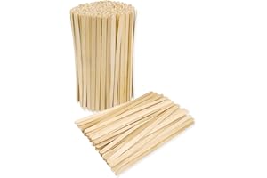 KTOJOY 5.5inch Wooden Coffee Stirrers, 500 Count Disposable Stir Sticks for Coffee & Cocktails, Wooden Beverage Mixer with Smooth Ends, Swizzle Drink Sticks