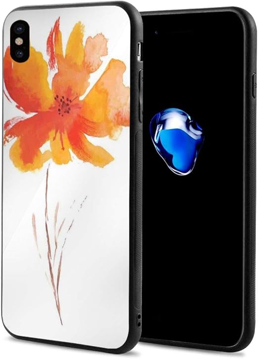 Amazon 電話ケースカバー Iphone X Xsに対応 無地の背景にハイビスカスの花 パステルカラー 自然の花柄 Iphone X Xs 5 8対応 One Size Avoass ケース カバー 通販
