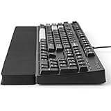 Grifiti Fat Wrist Pad 17 x 2.75 x 0.75 Inch Black is a Thinner Wrist Rest for Standard Keyboards and Mechanical Keyboards Black Nylon Surface