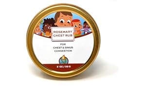 Punkin Butt Baby Chest Rub with Rosemary | All Natural with Organic Chamomile and Mullein Safe for Infants | 2 oz