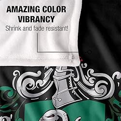 Harry Potter Slytherin Crest Black Silky Touch