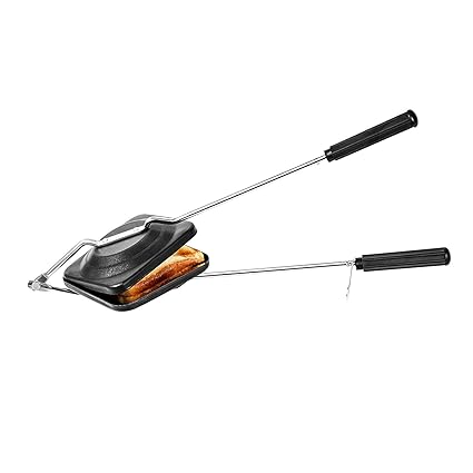 Maxshop Non Stick Gas Sandwich Toaster Hot Tasty Sandwich Maker