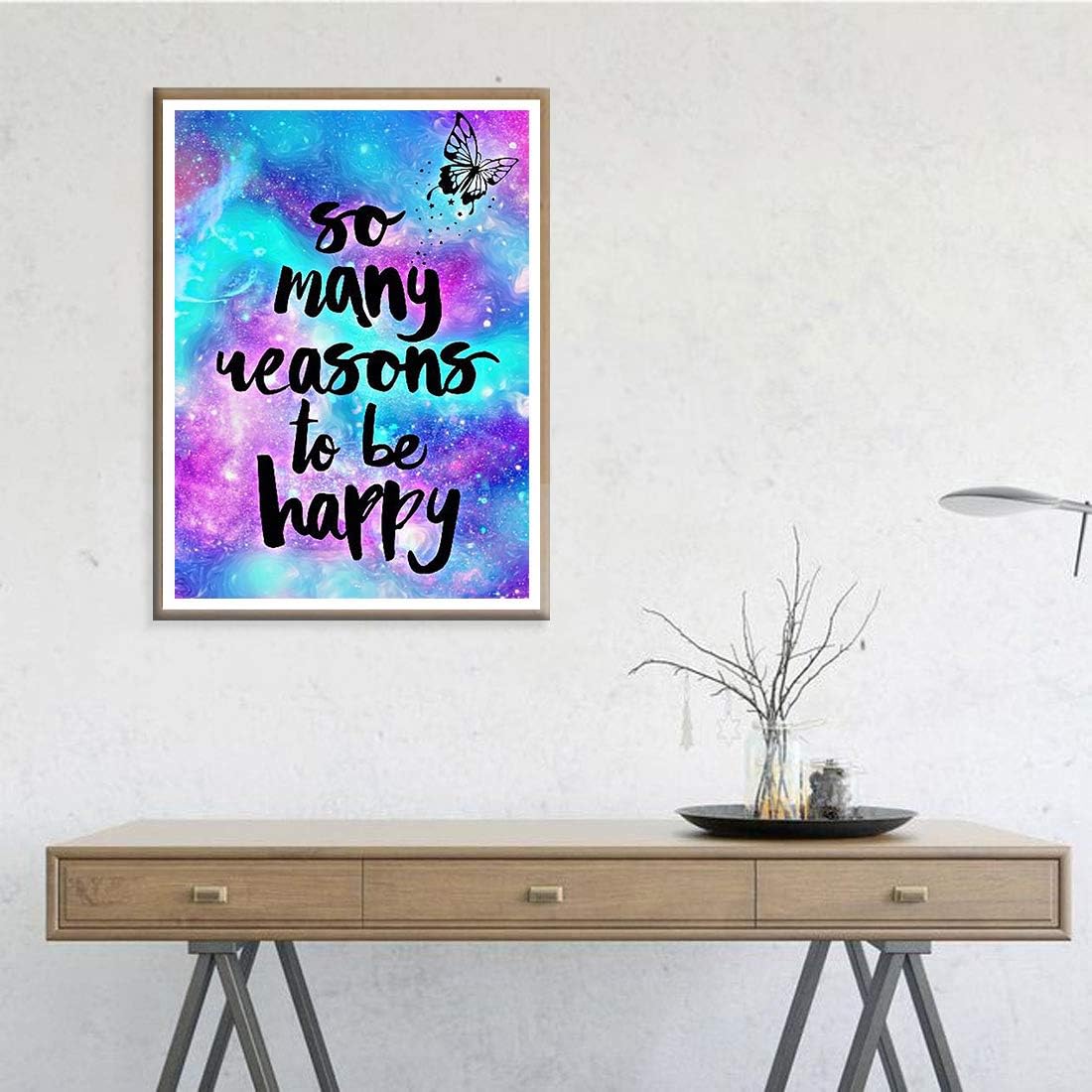 Ginfonr 5D DIY Diamond Painting Full Drill Colorful Letter by Number Kits - Image 4