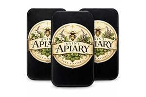 Saint Apiary Natural Beeswax & Coconut Oil Lip Balm - 19.5g (1, 1 Tin)