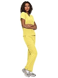 floralhue Scrubs for Women, V-Neck Scrubs Top