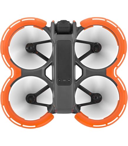 Protection Hélice Anneau Pare-Chocs Pour DJI Avata 2 - Accessoire Anti-Choc TPU (Noir)