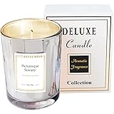 ASYOUWISH Scented Candles, Natural Soy Candles, 8.1 oz 45 Hours Burn, Stress Relief Aromatherapy Candles in Glass Jar Candles