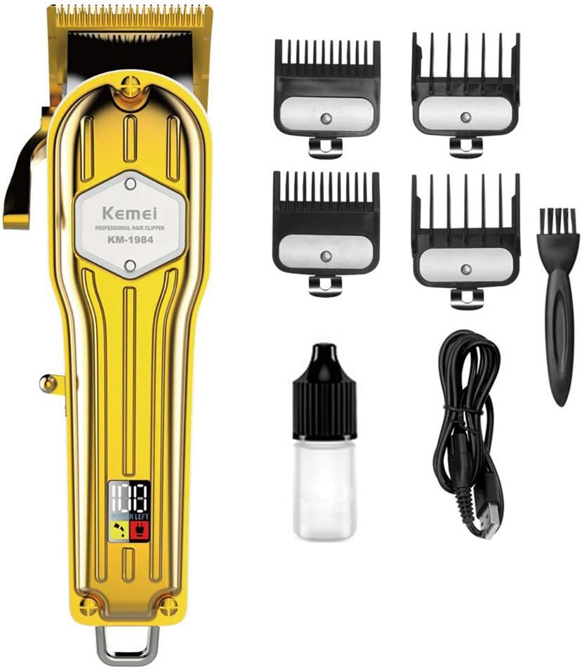 Multi Grooming Kit Hair Clippers Set for Men Quiet LED Display Cordless Haircut Trimmer Set with 3mm, 6mm, 9mm,12mm Precise Trimmers, Professional Rechargeable Hair Styling Barber Trimmer (A6)
