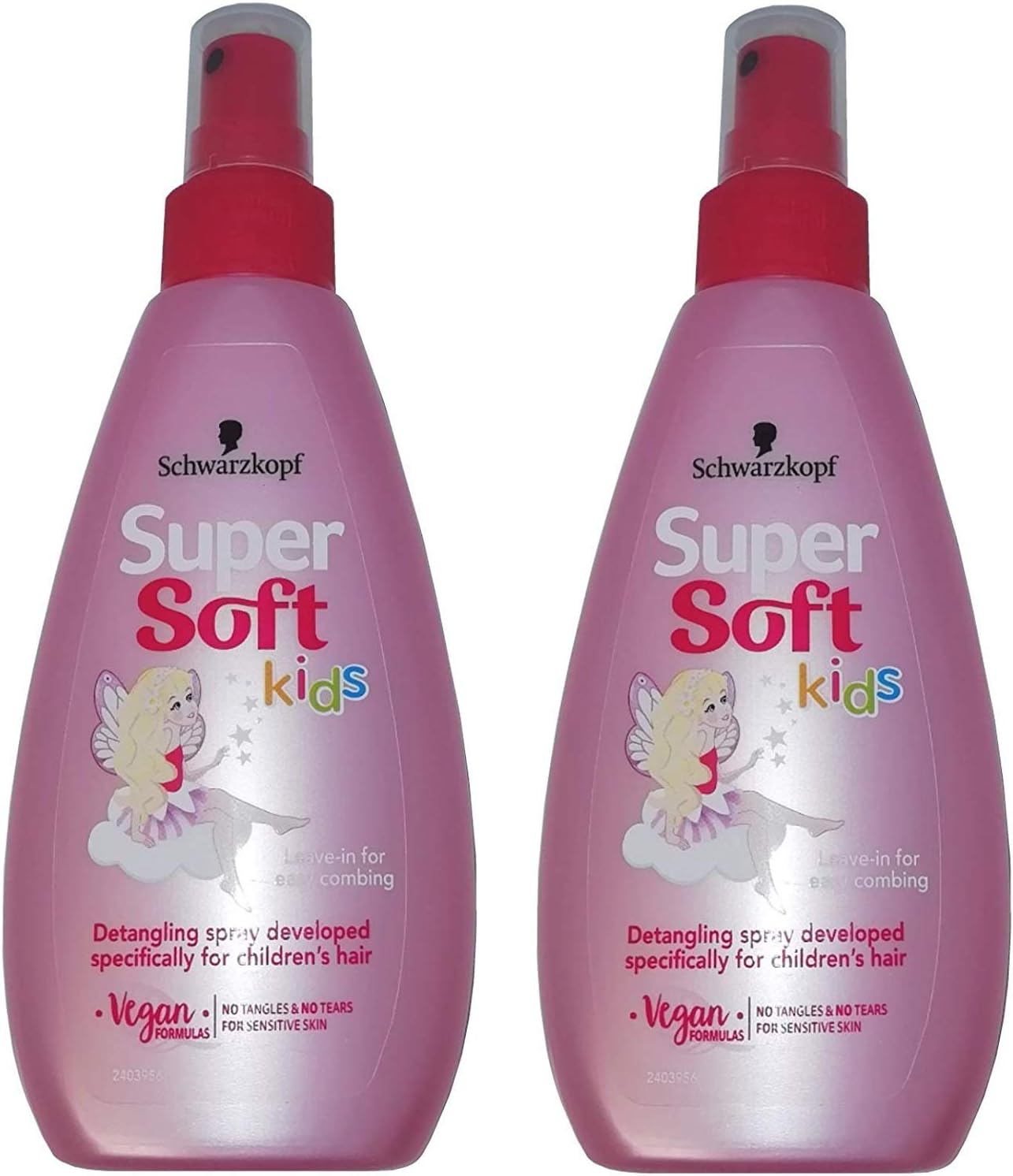 Schwarzkopf Supersoft Kids Girls Detangling Spray 150ml (2x Pack
