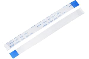 MECCANIXITY FFC Ribbon Flat Flexible Cable, 16 Pin 0.5mm Pitch 100mm Long (B Type) for LCD 3D Printer Camera DVD TV Laptop Au