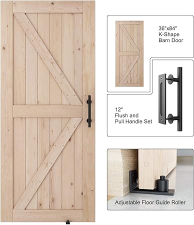 Amazon Com Ld Build 36in X 84in Sliding Barn Wood Door Slab With