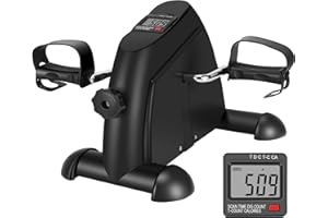 MOMODA Pedal Exerciser Mini Exercise Bike for Leg and Arm Cycling Recovery Exercise Low Resistance Portable Bike