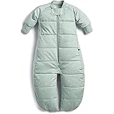 ergoPouch Sleep Suit Bag 2.5 TOG – Baby Sleep Sack & Wearable Blanket, 2-in-1 Convertible Sack to Suit with Legs for Safe Movement, Regulates Temperature Overnight, Unisex (8-24 Months, Sage)