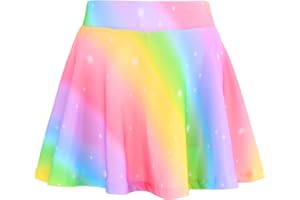 JESKIDS Pleated Skirts Girls' Tennis Skirts Golf Skort Athletic Dance Running School Sport Skirts with Shorts