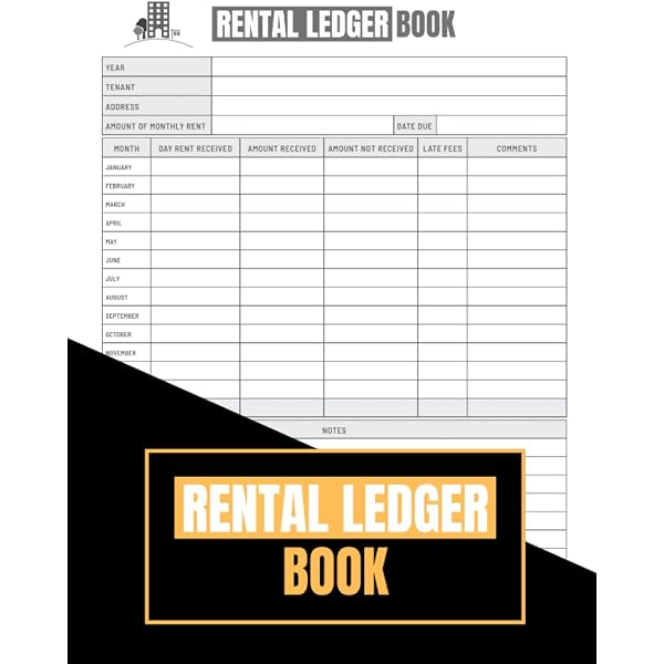 Amazon.com: Rental Ledger Book: Rental Property Record Log Book | Keep  Track and Record of Your Rent Payment | Rent Management Notebook | Rental  Property ... Income and Expenses Keeping Receipt Tracker: