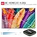 Leelbox Android 8.1 TV Box, Q2 Android Box Quad Core with 2GB RAM 16GB ROM, 2.4GHz Voice Remote Control Included, Support WiFi/3D/4K/H.265