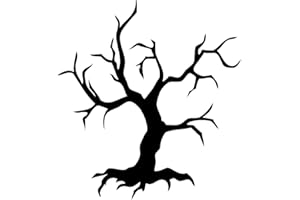 NEWCLEW Tree Spooky Halloween Wall Decal Sticker Art Fun Décor