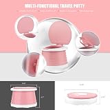 VISATOR Travel Potty 2-in-1 Foldable Portable Kids Potty Seat 15 Bags view 6