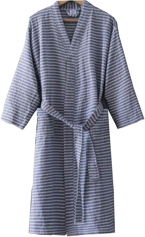 Amazon Co Jp Luckya 温泉浴衣 寝巻き浴衣 メンズ 簡単着付け おしゃれ ドレス和服パジャマローブ サイズl Bグリーン着替えメンズニットコットン ホーム キッチン