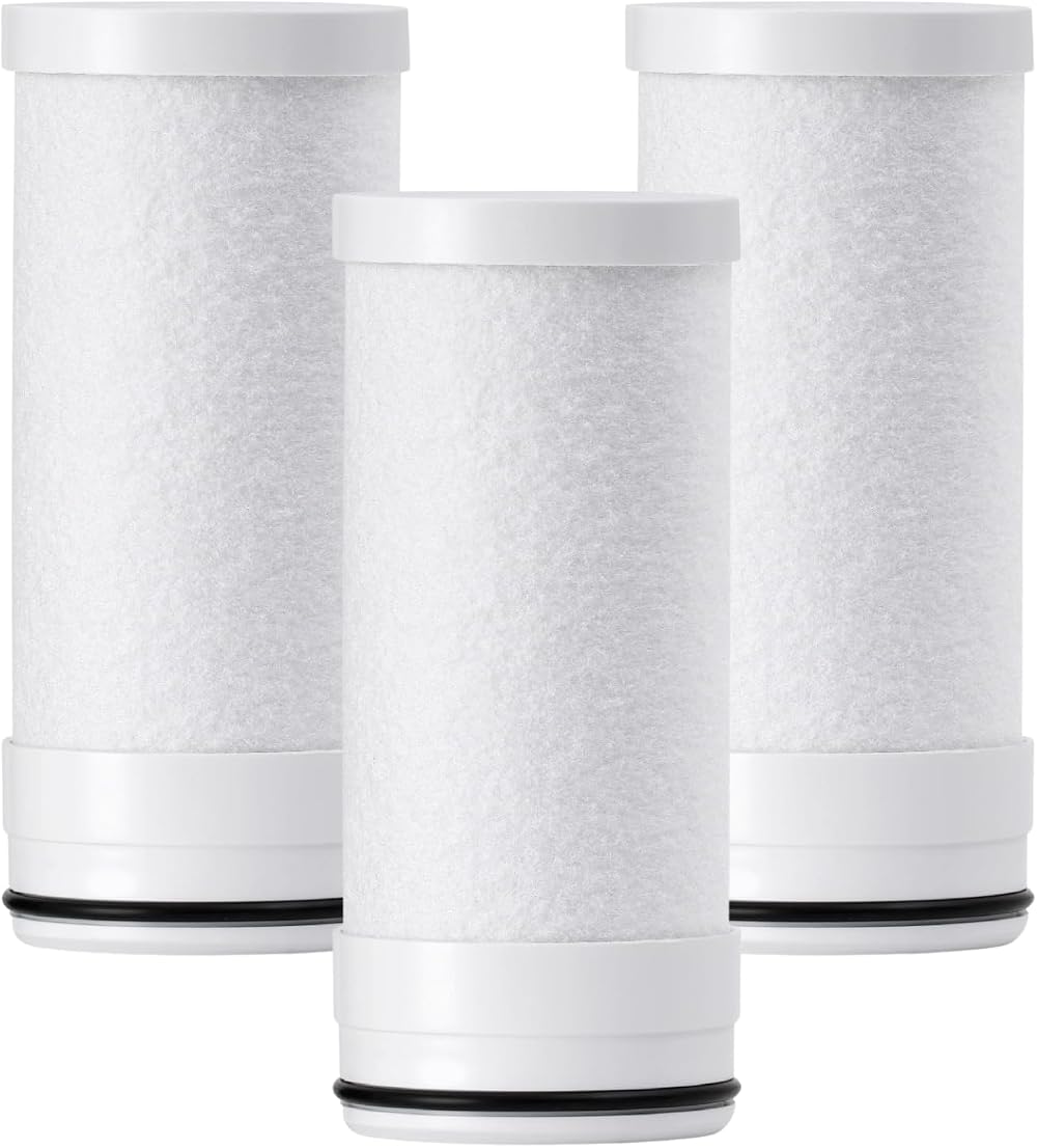 Waterdrop WD-FF-03A Faucet Filter Replacement Carbon Block Pack of 3 Chlorine