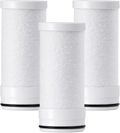 Waterdrop WD-FF-03A Faucet Filter Replacement Carbon Block Pack of 3 Chlorine