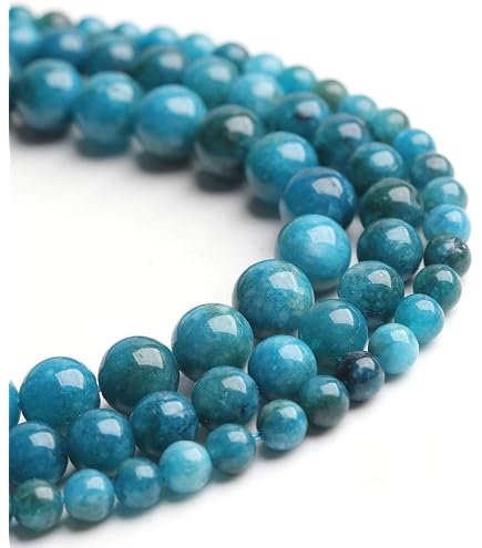 Opalite Beads A+ Natural Blue Apatite Gem Stone Beads Smooth