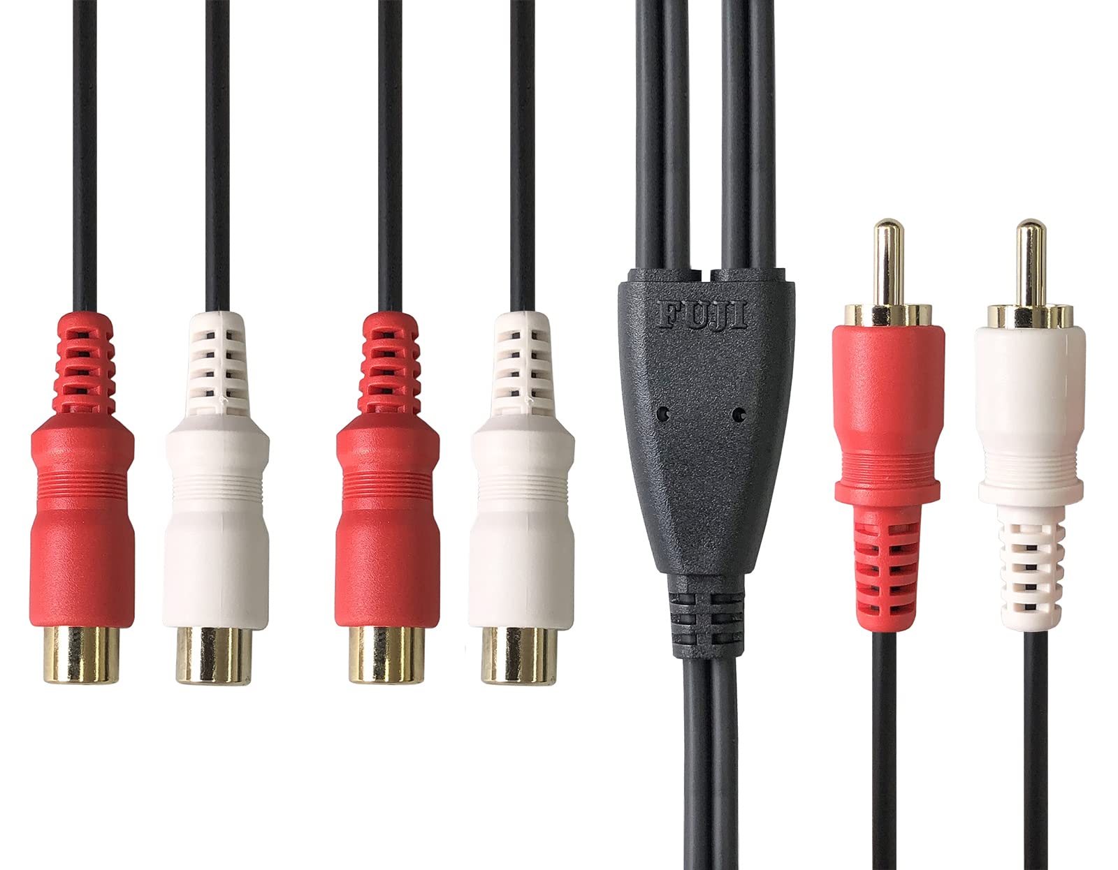 F-Factory 音声分配 2分配ピンケーブル 0.3mの商品画像