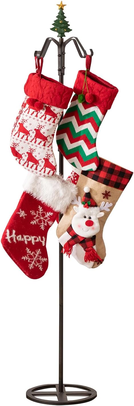 Stockings & Holders - Freestanding Christmas Stocking Holder Tree, 67