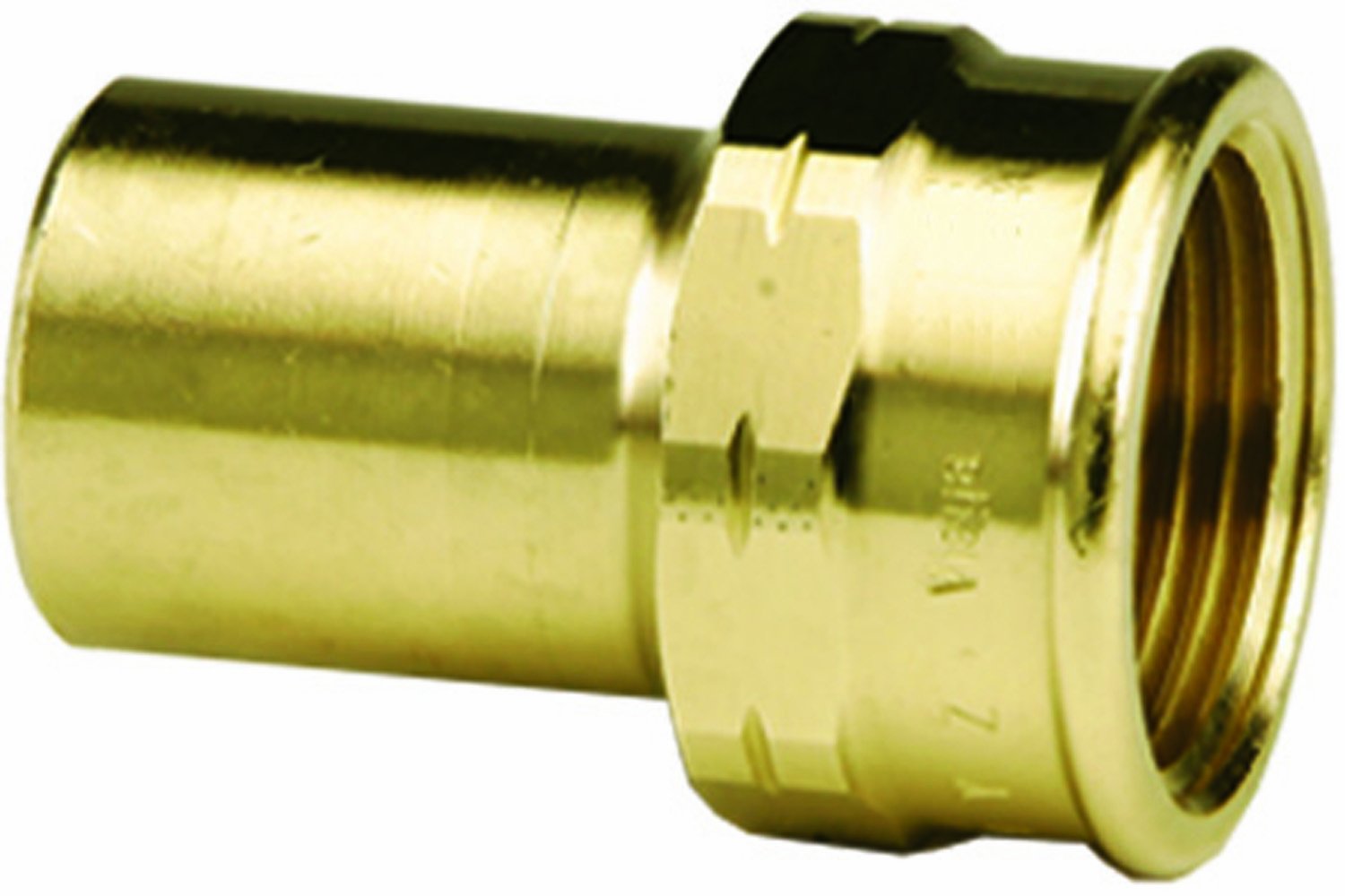 Viega 79425 ProPress Zero Lead Bronze Adapter with Female 1/2Inch by 3