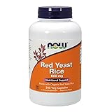 NOW Foods Red Yeast Rice 600 mg, 240 Count