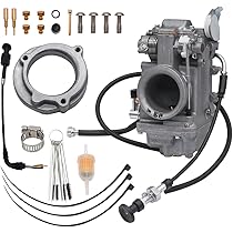 レーシングカート　RRキャブテスター Amazon.com: JDLLONG HSR45 45mm Carburetor for Mikuni HSR