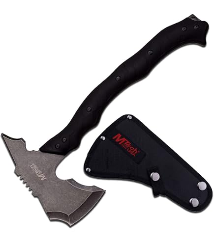 Amazon.com: MTECH USA MT-AXE13T Axe, Stonewashed Blade, Black