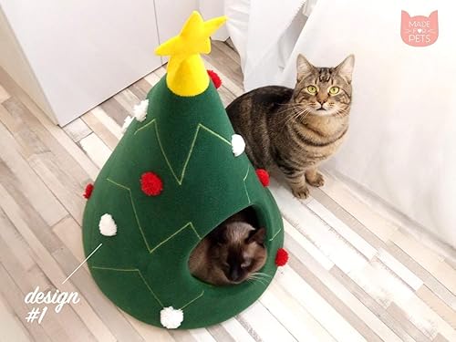 cat house that looks like a tree