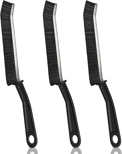 YAGE Crevice Cleaning Brush 3pcs Long Handle Narrow Tip for Tiles Grooves